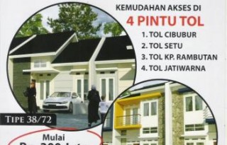 Dijual Rumah Murah di Cibubur Crown, Jakarta Timur MD248