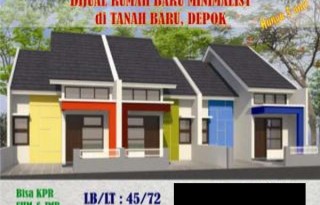 Dijual Rumah Baru Minimalis di Tanah Baru, Depok PR708