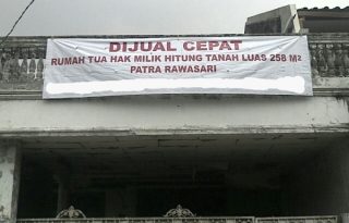 Dijual Rumah Tua Hitung Tanah Luas 258 Meter, Jakarta Pusat PR1302