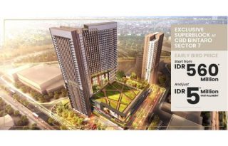 Di Jual Apartemen Trans Park Bintaro Luxurious Residence md671