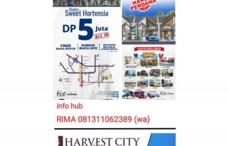 Cluster Terbaru di Harvest City, Harga Perdana!! MP342