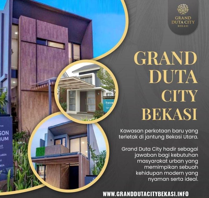 Grand Duta City Kota Bekasi, Rumah Modern Bebas Banjir MD878