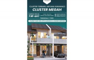 Rumah Cantik, Asri dan Nyaman di Cluster Megah Aryana MD718