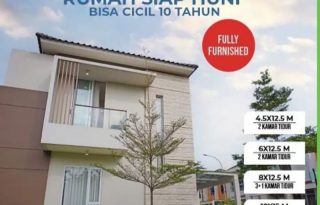 Rumah Ready Tepi Danau Klp Gdg, Free Furnished subsidi PPN MD886