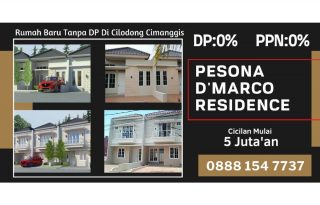 Rumah DP 0% Pesona DMarco Residence, Cilodong – Cimanggis MP409