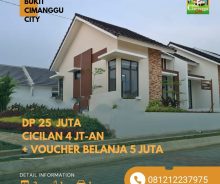 Cluster Savana Botheo, Rumah Bukit Cimanggu City Bogor MD933