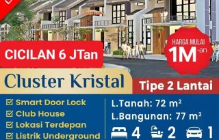 Cluster Kristal Aryana di Aryana Karawaci Tangerang MD953