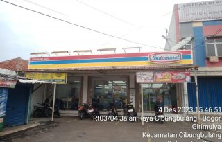 Dijual Ruko Indomaret Strategis di Cibungbulang PR2006